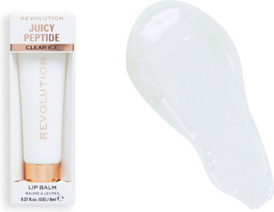 Revolution Beauty Juicy Peptide Lip Balm Clear Ice - Image 2