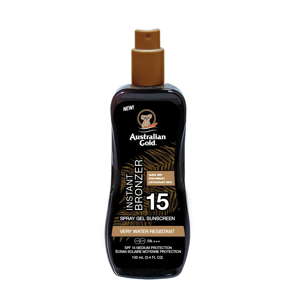 AG-A75229 Australian Gold Spray Gel bronzer SPF 15 237ml - Image 1